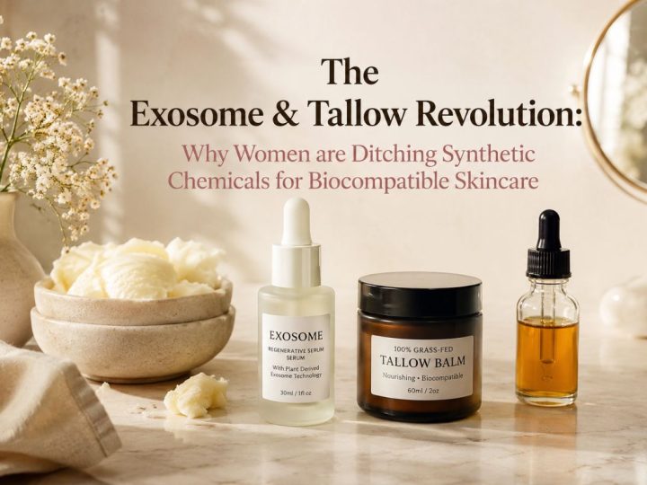 The Exosome & Tallow Revolution: Why Women Are Ditching Synthetic Chemicals For Biocompatible Skincare