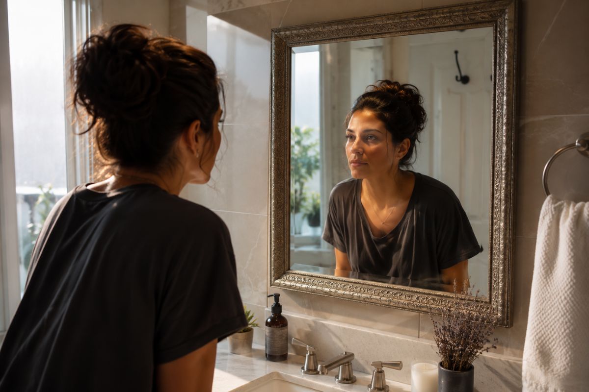 Your Mirror Is Not A Courtroom. Stop Putting Yourself On Trial Every Morning.
