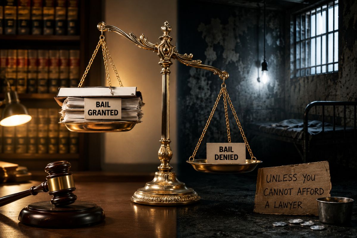 Bail Is The Rule, Unless You Cannot Afford A Lawyer