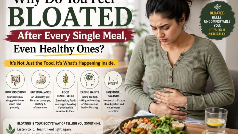 Why Do You Feel Bloated After Every Single Meal, Even Healthy Ones?