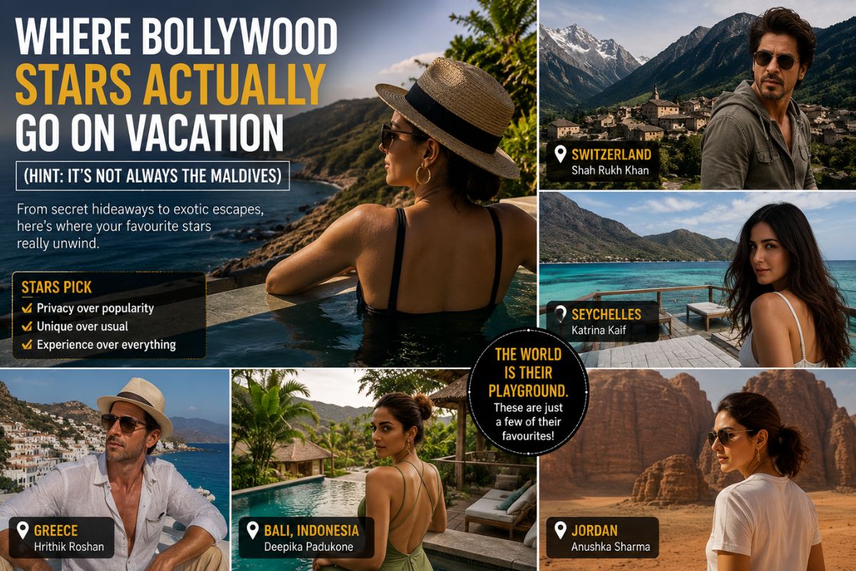 Where Bollywood Stars Actually Go On Vacation (Hint: It’S Not Always The Maldives)