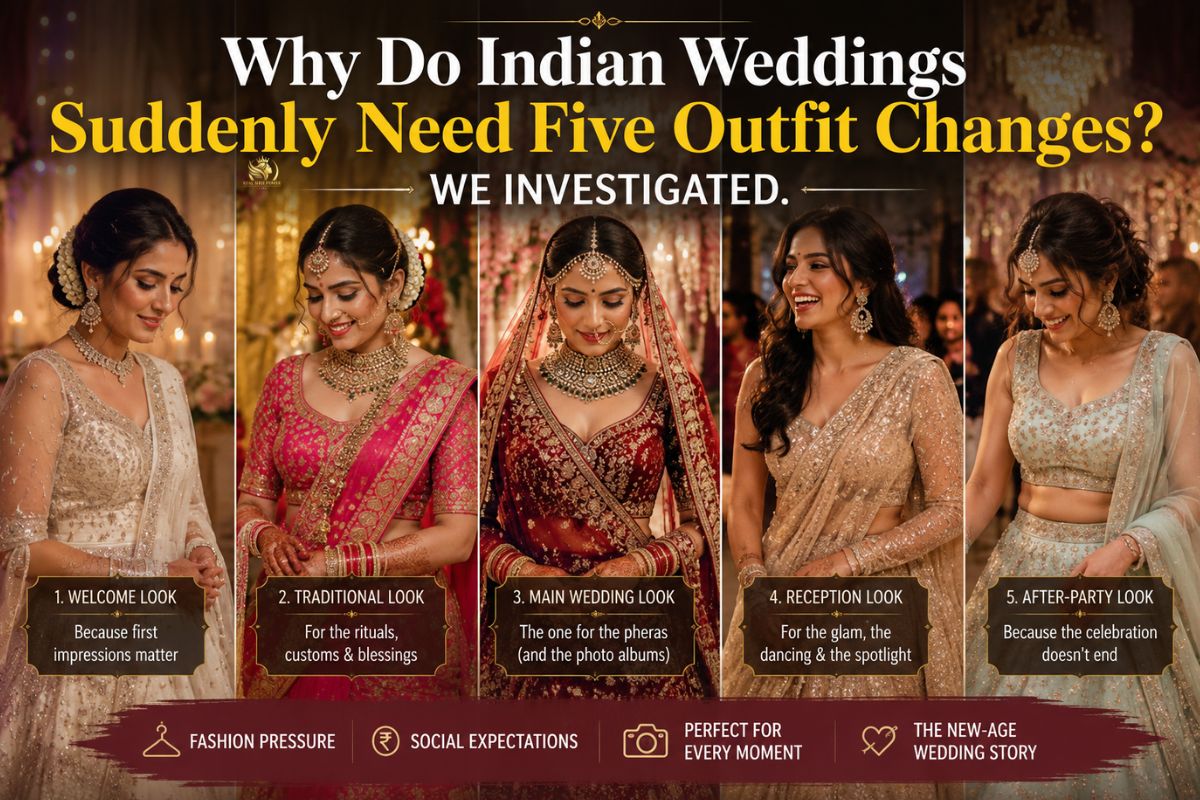 Why Do Indian Weddings Suddenly Need Five Outfit Changes? We Investigated.