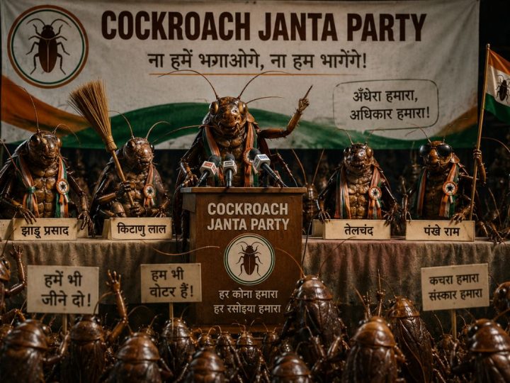 The Cockroach Janta Party: When Satire Stings Harder Than Serious Politics