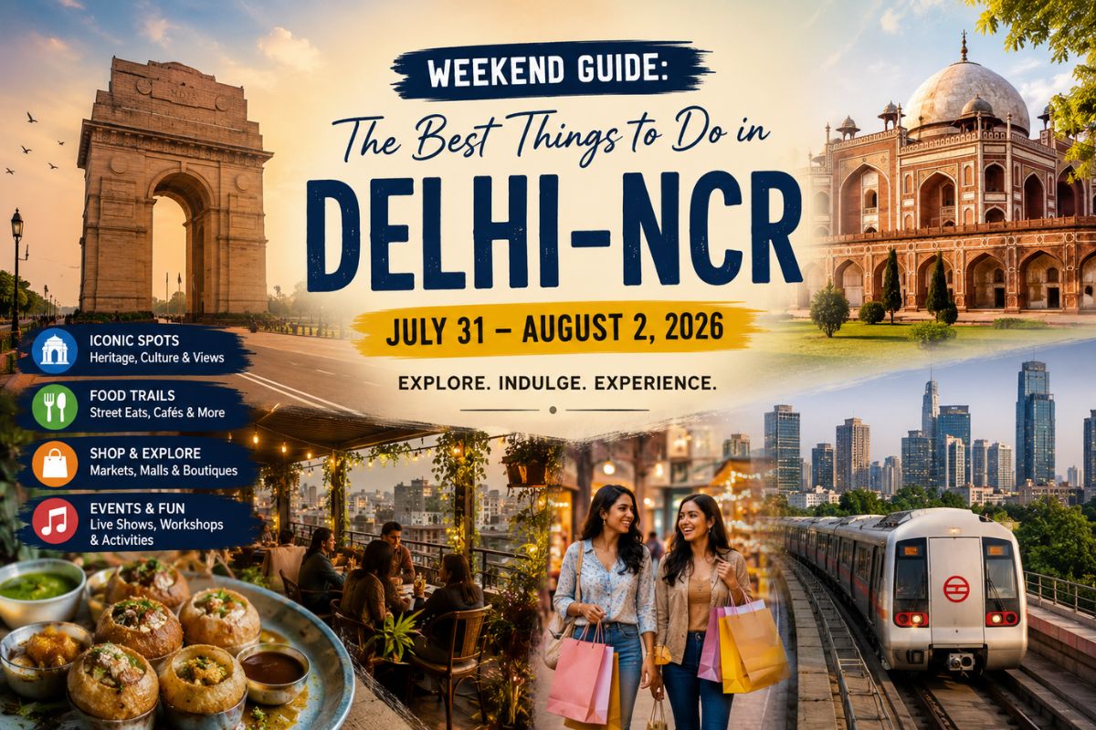 Weekend Guide: The Best Things To Do In Delhi-Ncr (July 31 – August 2, 2026)