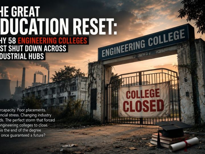 The Great Education Reset: Why 58 Engineering Colleges Just Shut Down Across Industrial Hubs