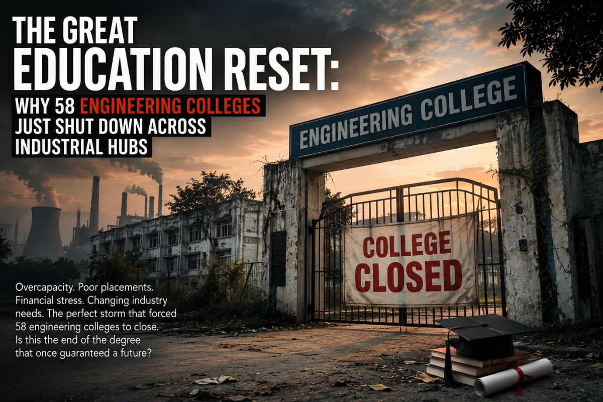 The Great Education Reset: Why 58 Engineering Colleges Just Shut Down Across Industrial Hubs