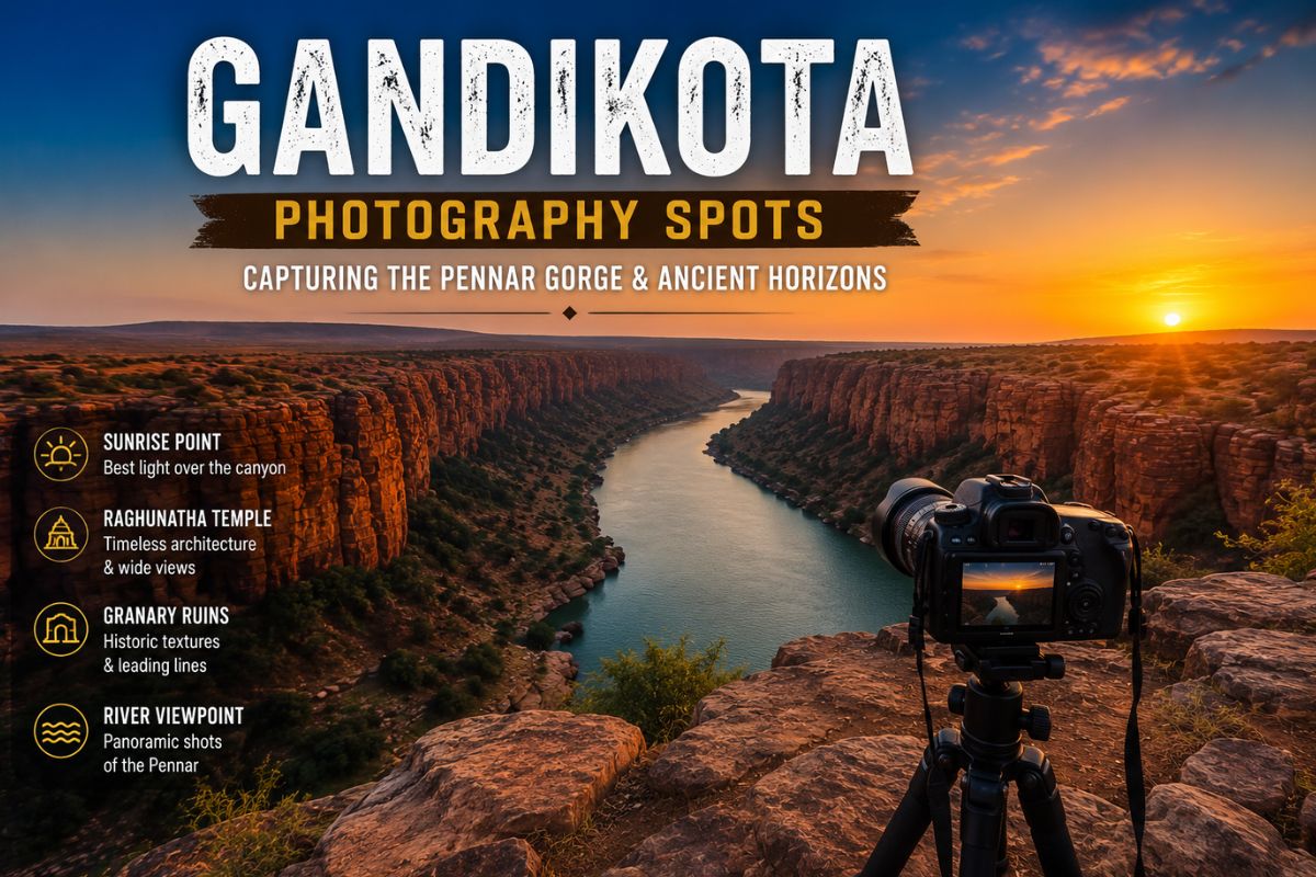 Gandikota Photography Spots: Capturing The Pennar Gorge &Amp; Ancient Horizons