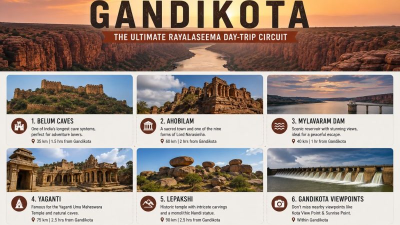 Places To Visit Near Gandikota: The Ultimate Rayalaseema Day-Trip Circuit