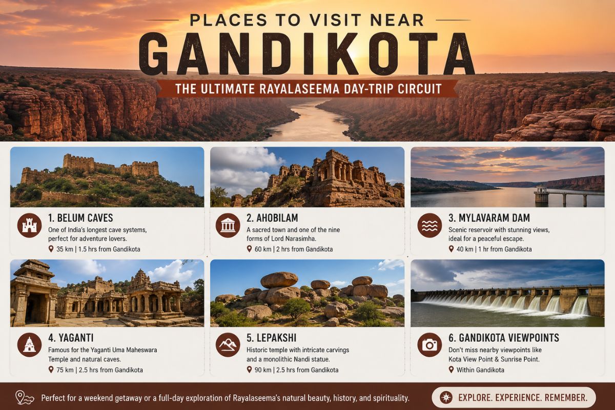 Places To Visit Near Gandikota: The Ultimate Rayalaseema Day-Trip Circuit