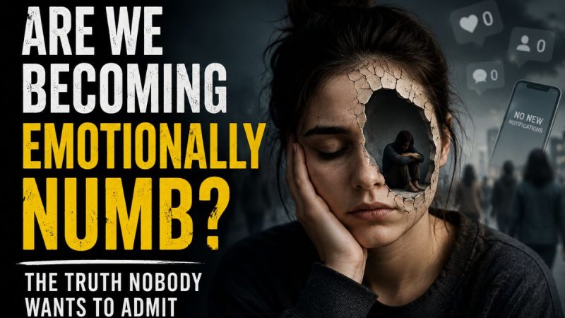 Are We Becoming Emotionally Numb? The Truth Nobody Wants To Admit
