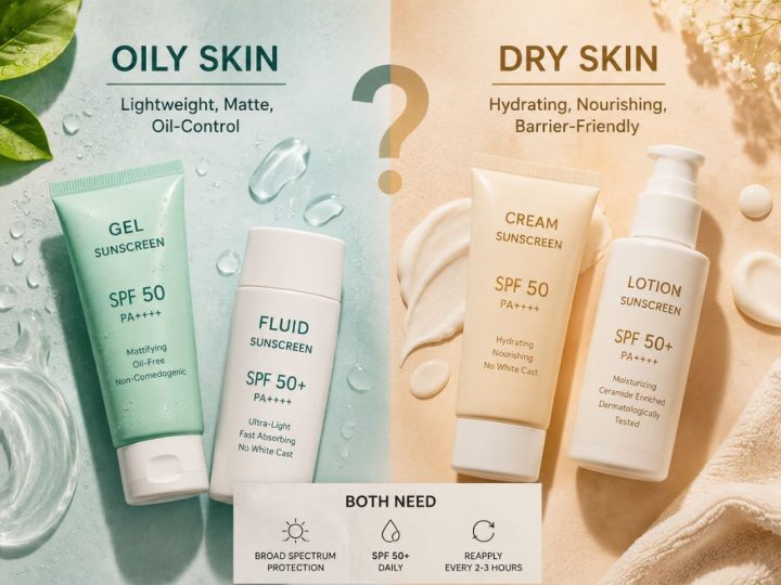 Sunscreen For Oily Vs. Dry Indian Skin: Which Texture Actually Works