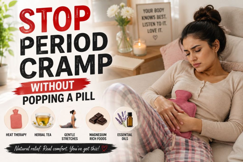 What Actually Stops Period Cramps Fast, Without Popping A Pill?