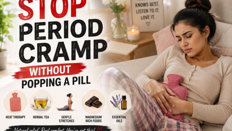What Actually Stops Period Cramps Fast, Without Popping A Pill?