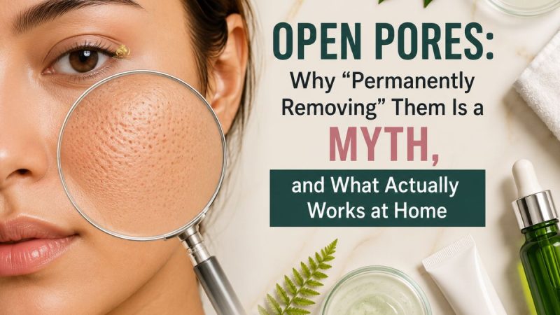 Open Pores: Why “Permanently Removing” Them Is A Myth, And What Actually Works At Home