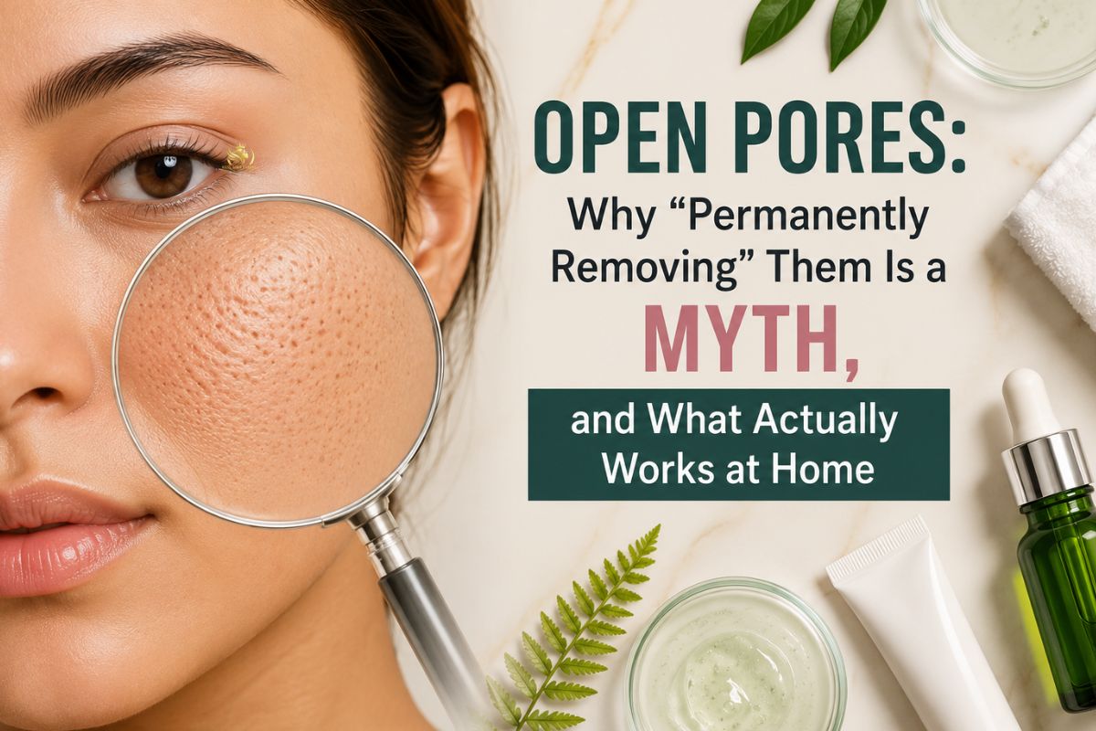 Open Pores: Why “Permanently Removing” Them Is A Myth, And What Actually Works At Home