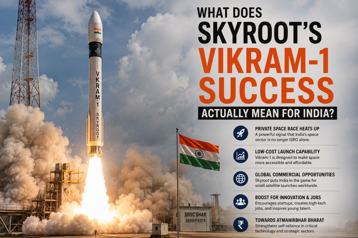 What Does Skyroot’S Vikram-1 Success Actually Mean For India?