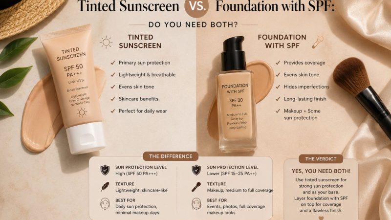 Tinted Sunscreen Vs. Foundation With Spf: Do You Need Both?