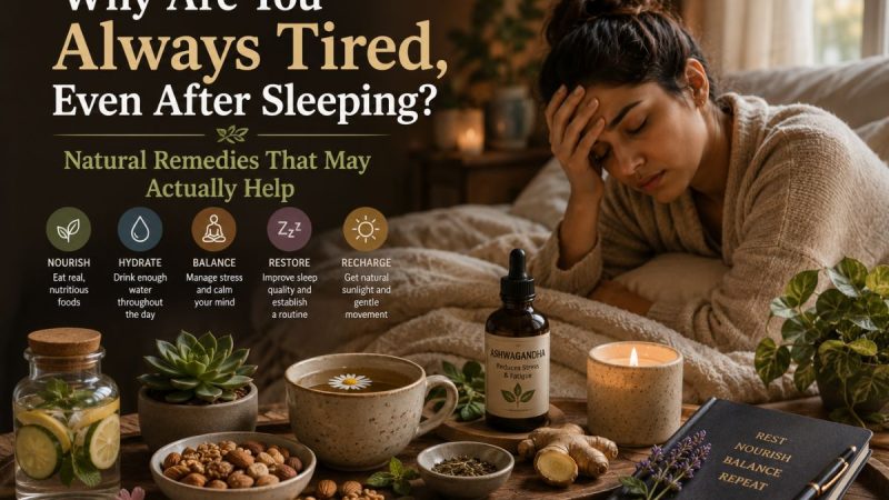 Why Are You Always Tired, Even After Sleeping? Natural Remedies That May Actually Help