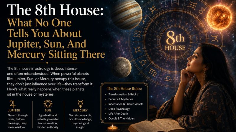 The 8Th House: What No One Tells You About Jupiter, Sun, And Mercury Sitting There