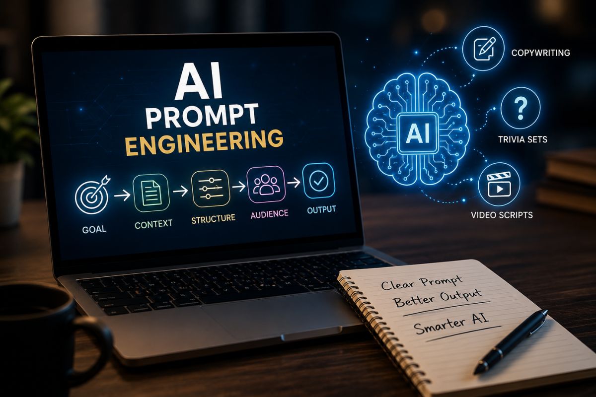 How To Use Ai Prompt Engineering: Structuring Prompts For Specific Outputs Like Creative Copywriting, Trivia Sets, Or Video Scripts.