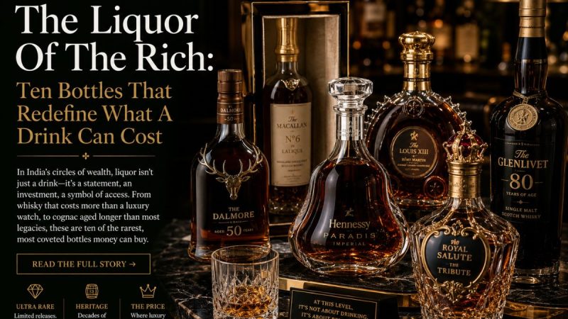 The Liquor Of The Rich: Ten Bottles That Redefine What A Drink Can Cost