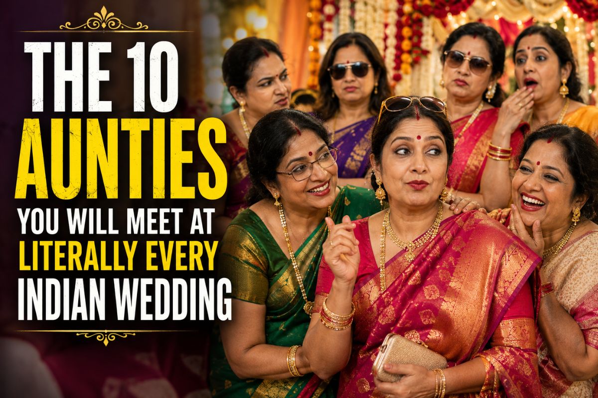 The 10 Aunties You Will Meet At Literally Every Indian Wedding