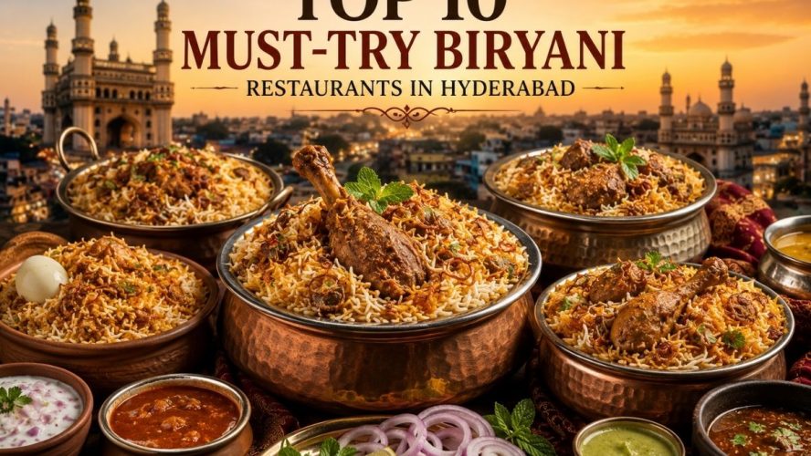 Top 10 Must-Try Biryani Restaurants In Hyderabad