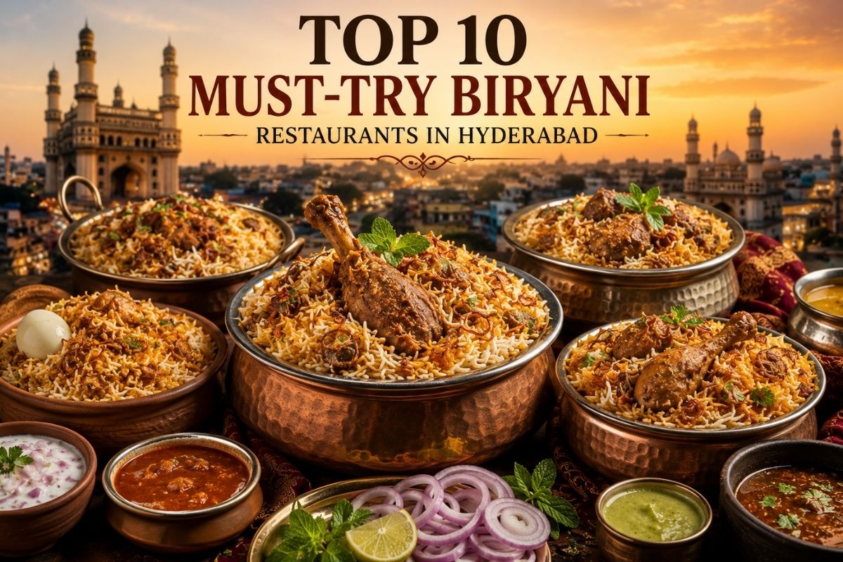 Top 10 Must-Try Biryani Restaurants In Hyderabad