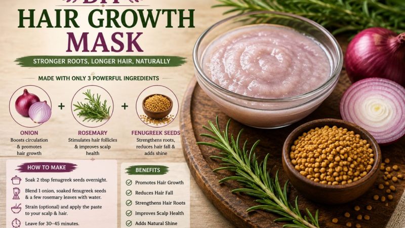 The Diy Hair Mask For Fast Hair Growth In 3 Weeks. Try It Now