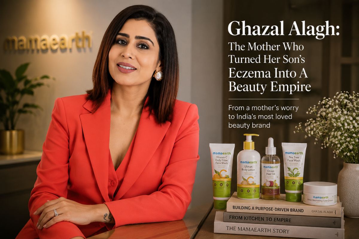 Ghazal Alagh: The Mother Who Turned Her Son’S Eczema Into A Beauty Empire