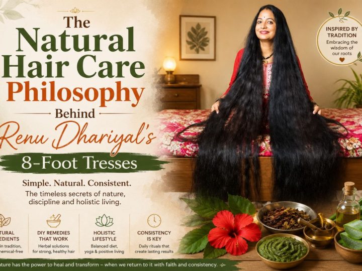 The Natural Hair Care Philosophy Behind Renu Dhariyal’s 8-Foot Tresses