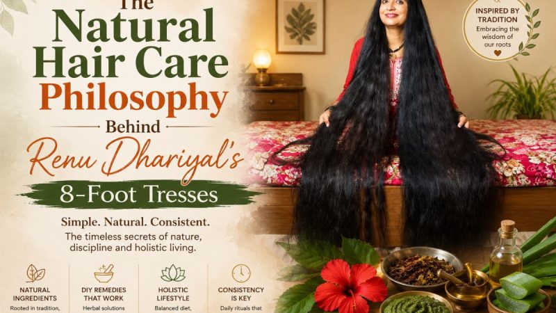 The Natural Hair Care Philosophy Behind Renu Dhariyal’s 8-Foot Tresses