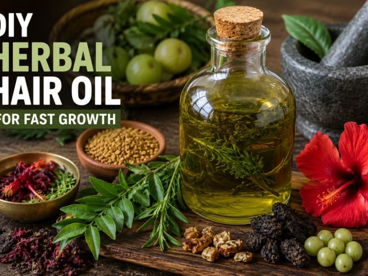 The Ultimate Trio: How To Make A Home-Infused Rosemary, Amla, And Bhringraj Hair Growth Oil