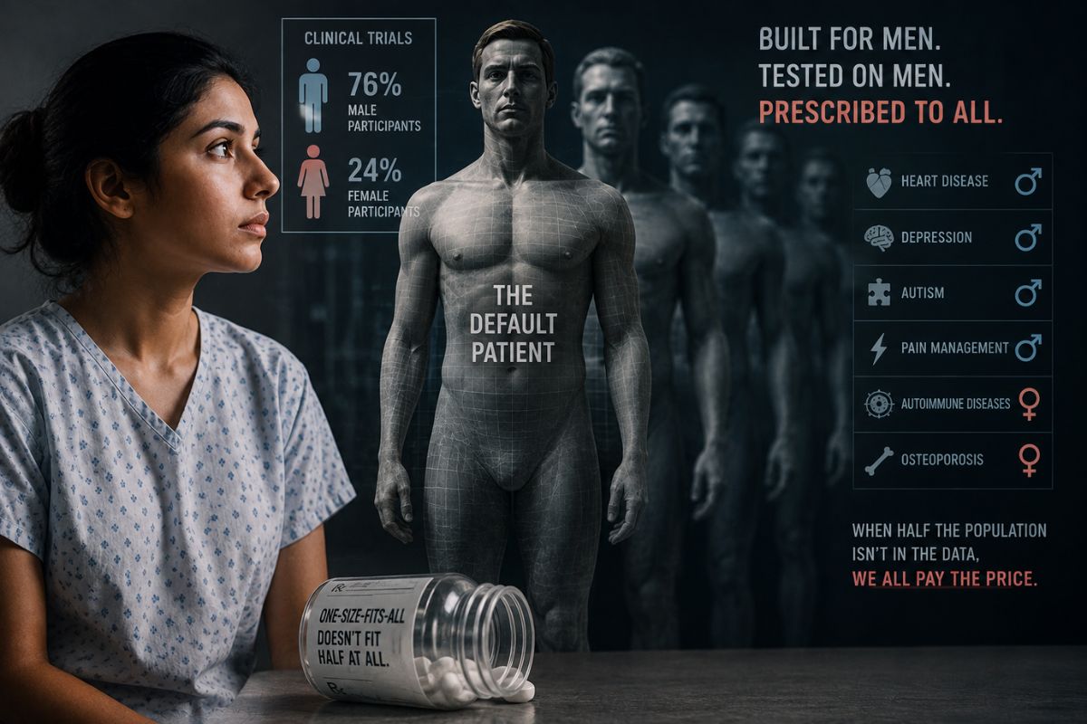 The Gender Data Gap: Why Medicine Still Runs On A Male Default