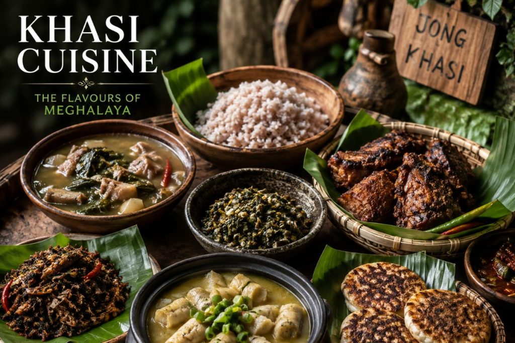 Meghalaya: The Living Root Bridge Country India Keeps Forgetting To Mention 2 Khasi Food