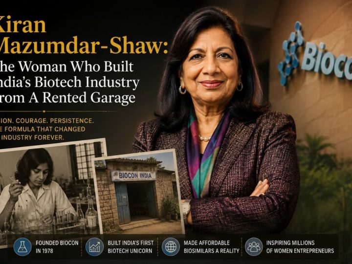 Kiran Mazumdar-Shaw: The Woman Who Built India’S Biotech Industry From A Rented Garage