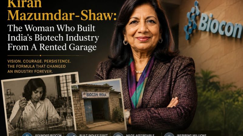 Kiran Mazumdar-Shaw: The Woman Who Built India’S Biotech Industry From A Rented Garage