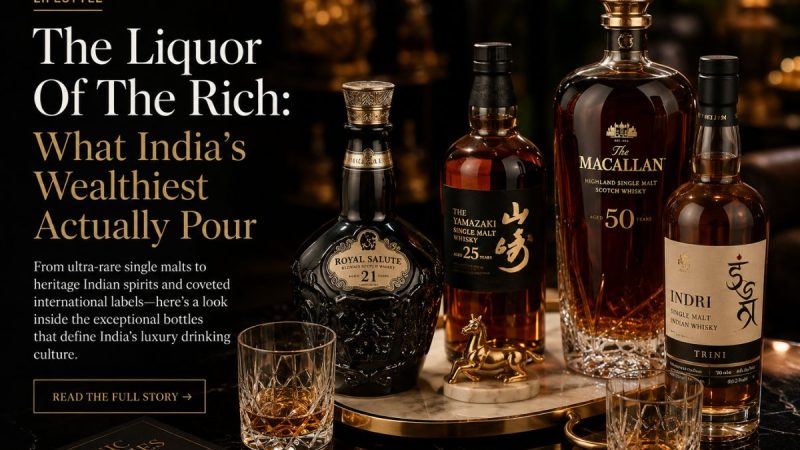 The Liquor Of The Rich: What India’S Wealthiest Actually Pour