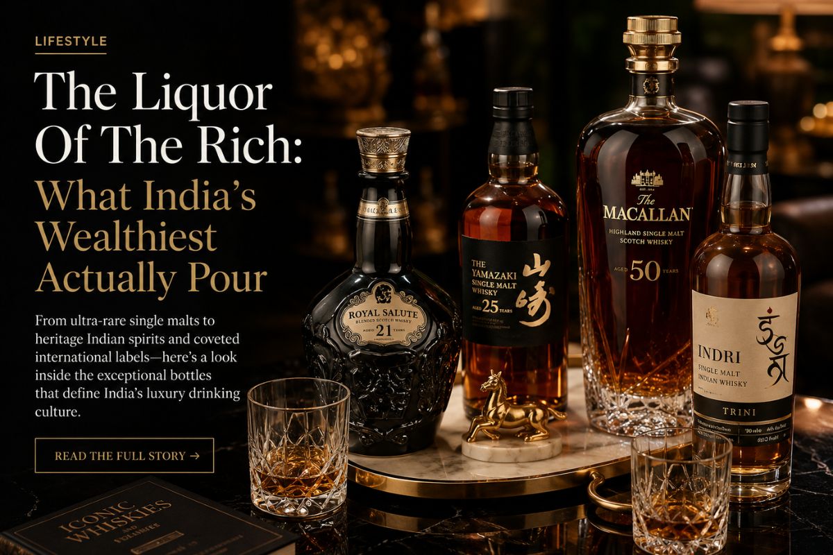 The Liquor Of The Rich: What India’S Wealthiest Actually Pour