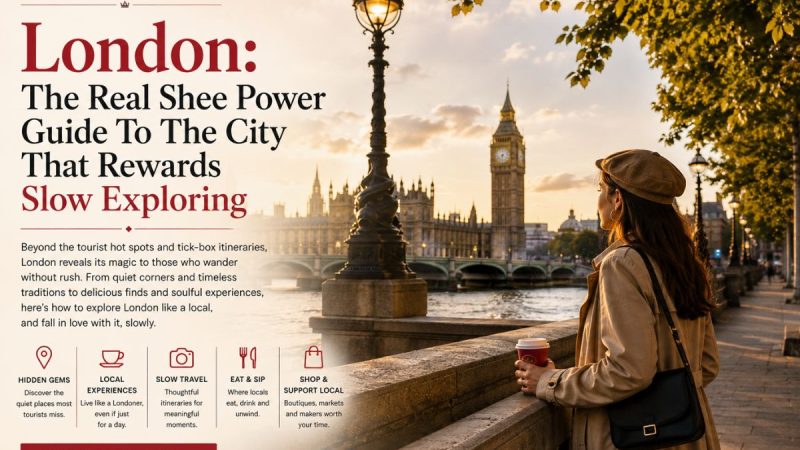 London: The Real Shee Power Guide To The City That Rewards Slow Exploring