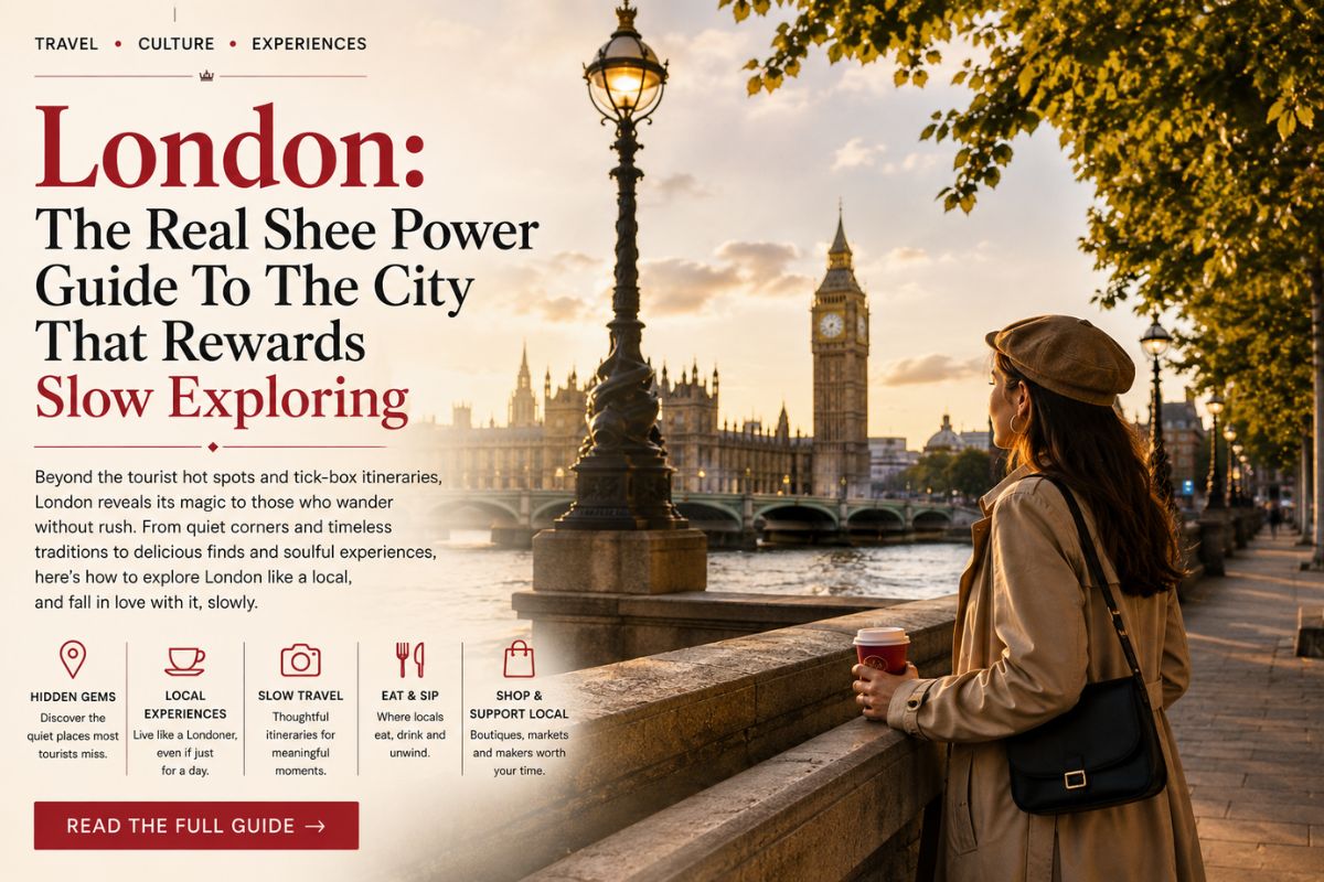 London: The Real Shee Power Guide To The City That Rewards Slow Exploring
