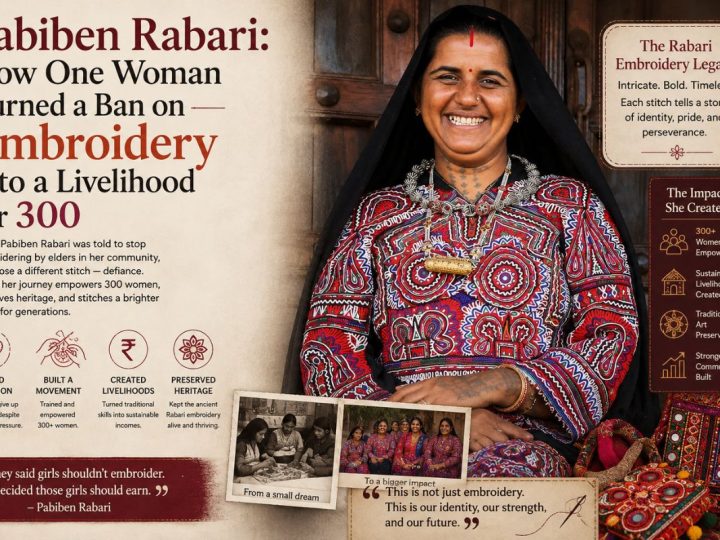 Pabiben Rabari: How One Woman Turned A Ban On Embroidery Into A Livelihood For 300