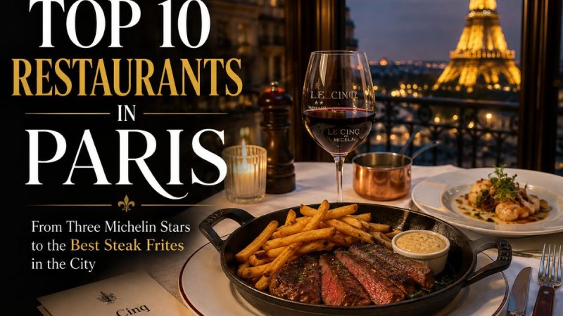 Top 10 Restaurants In Paris, From Three Michelin Stars To The Best Steak Frites In The City