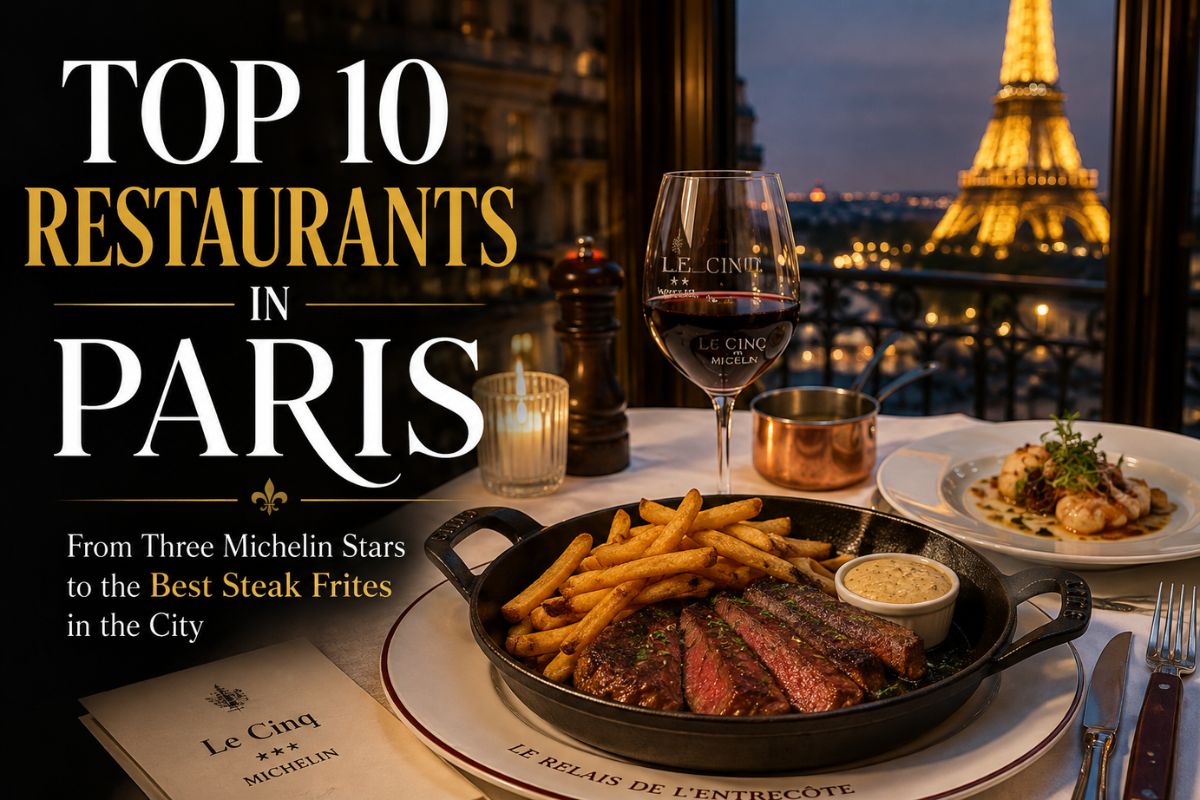 Top 10 Restaurants In Paris, From Three Michelin Stars To The Best Steak Frites In The City