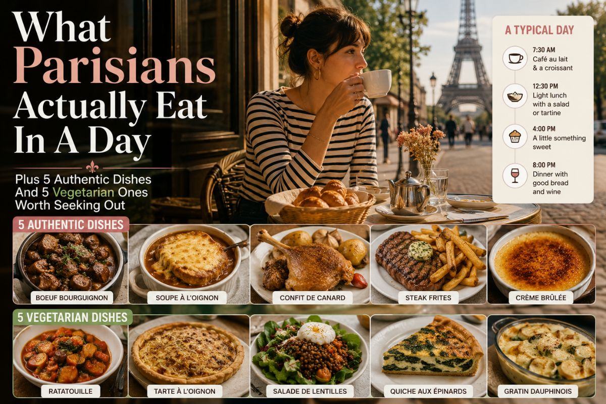 What Parisians Actually Eat In A Day, Plus 5 Authentic Dishes And 5 Vegetarian Ones Worth Seeking Out