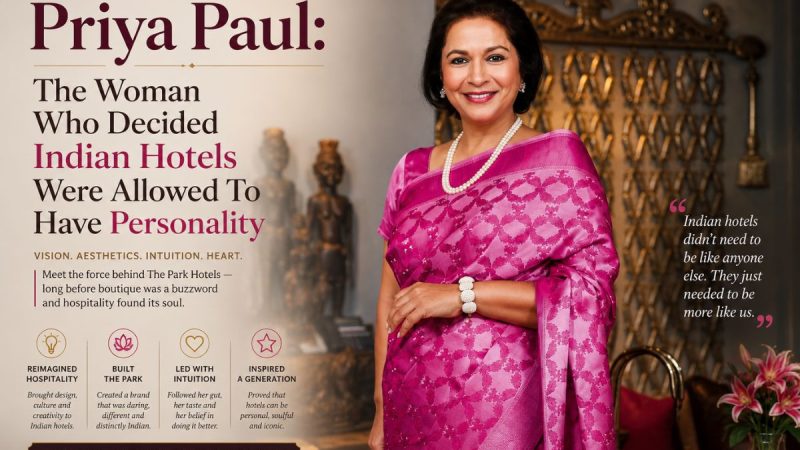 Priya Paul: The Woman Who Decided Indian Hotels Were Allowed To Have Personality