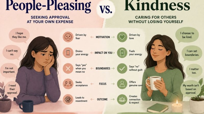 People-Pleasing Vs. Kindness: How To Tell The Difference