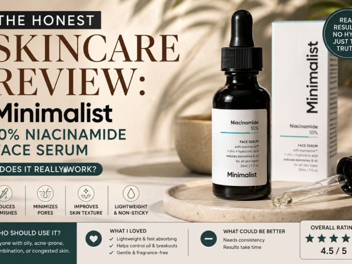 The Honest Skincare Review: Minimalist 10% Niacinamide Face Serum