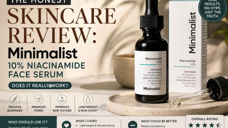 The Honest Skincare Review: Minimalist 10% Niacinamide Face Serum