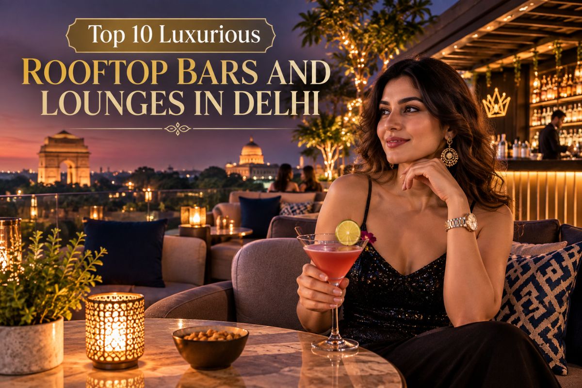 Top 10 Luxurious Rooftop Bars And Lounges In Delhi